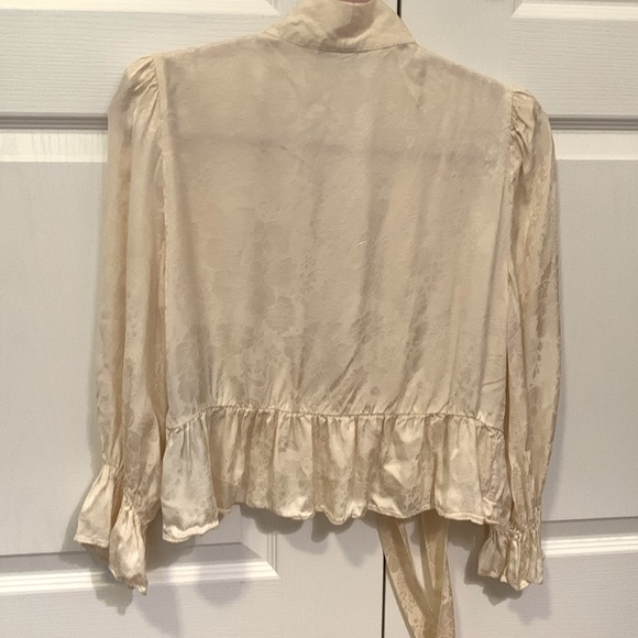Zara | NWOT champagne blouse - Picture 7 of 10